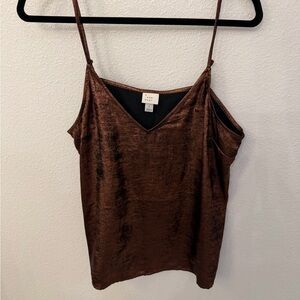 a new day Shimmering Brown Camisole